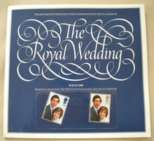 Load image into Gallery viewer, 1981 THE ROYAL WEDDING HRH PRINCE WALES &amp; LADY DIANA SPENCER POSTOFFICE SOUVENIR
