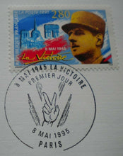 Load image into Gallery viewer, 1995 THE WAR IS OVER - USA,LONDON,BERLIN,AUSTRALIA,PARIS,+ FIRST DAY STAMP COVER
