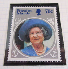 Load image into Gallery viewer, 1985 HMQE QUEEN MOTHER 85th ANNIV COLLECTION PITCAIRN ISLANDS STAMPS ALBUM SHEET
