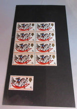 Load image into Gallery viewer, 1968 HAPPY CHRISTMAS 4d 9 X STAMPS MNH
