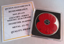 Load image into Gallery viewer, 2008 QEII REMEMBRANCE PROOF £5 FIVE POUND COIN QUAD CAPSULE &amp; COA
