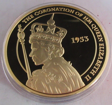 Load image into Gallery viewer, 2012 PORTRAITS OF THE QUEEN GOLD PLATED PROOF MEDAL SET WITH COA &amp; BOX 12 MEDALS
