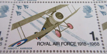 Load image into Gallery viewer, 1968 ROYAL AIR FORCE 1 SHILLING BLOCK OF 40 X STAMPS MNH WITH TRAFFIC LIGHTS
