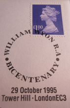 Load image into Gallery viewer, 1795-1851 WILLIAM WYON BICENTENARY MEDAL - PHILATELIC MEDALLIC COVER PNC &amp; INFO
