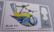 Load image into Gallery viewer, 1966 BIRDS 4d 15 X STAMPS MNH WITH CLEAR FRONTED STAMP HOLDER
