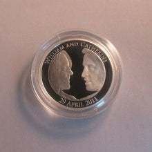 Load image into Gallery viewer, 2011 WILLIAM &amp; KATE ENGAGEMENT SILVER PROOF £5 FIVE POUND COIN BOX &amp; COA
