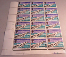 Load image into Gallery viewer, 1968 TARR STEPS PREHISTORIC 4d 18 X STAMPS MNH INCLUDES STAMP HOLDER
