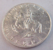 Load image into Gallery viewer, 1964 AUSTRIA REPUBLIK OSTERREICH .64 SILVER EF+ 5 SCHILING SHILLING COIN &amp; FLIP
