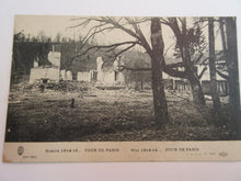 Load image into Gallery viewer, WWI FOUR DE PARIS BOMBARDMENT  1915 CENSORED FIELD POST POST CARD D1
