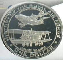 Load image into Gallery viewer, 2007 AIRBUS MILITARY A400M HISTORY OF THE RAF PROOF 1 DOLLAR COIN COVER PNC
