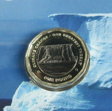 Load image into Gallery viewer, 2020 Climate Change, Our Greatest Threat Bi-Metal BAT £1 Coin Pack
