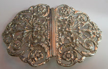 Load image into Gallery viewer, 1896 .925 STERLING SILVER NURSE BUCKLE 62.50 GRAMS JAMES DEAKIN &amp; SONS CHESTER
