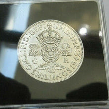 Load image into Gallery viewer, 1942 GEORGE VI SILVER FLORIN 2 SHILLINGS SPINK REF 4081 BOXED WITH CERT A5
