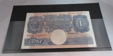 1940 £1 ONE POUND BANK NOTE MARCH 1940 PEPPIATT BLUE VF-EF R41E 623962