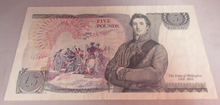 Load image into Gallery viewer, 1988 GILL QEII FIVE POUND £5 NOTE MARCH 1988 EF+ SE79 424713
