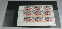 Load image into Gallery viewer, 1968 HAPPY CHRISTMAS 4d BLOCK OF 9 STAMPS MNH
