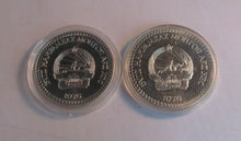 Load image into Gallery viewer, 1976 ROYAL MINT MONGOLIA 25 &amp; 50 TUKHRIK CONSERVATION SILVER PROOF COIN SET cc1
