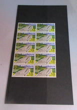 Load image into Gallery viewer, 1968 M4 VIADUCT BRIDGE 1s 9d BLOCK 10X STAMPS MNH IN CLEAR FRONTED STAMP HOLDER
