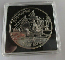 Load image into Gallery viewer, 2009 MARY ROSE SAILING SHIP ROYAL MINT PROOF £5 COIN BOX / COA
