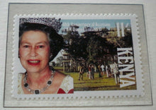 Load image into Gallery viewer, 1952-1992 QEII 40TH ANNIVERSARY OF THE ACCESSION - 5 X KENYA MNH STAMPS/INFO
