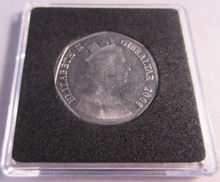 Load image into Gallery viewer, 1704 CAPTURE OF GIBRALTAR EF 2008 GIBRALTAR 50P FIFTY PENCE COIN IN QUAD CAPSULE
