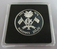 Load image into Gallery viewer, 1993 CUTTY SARK SILVER PROOF 100 RUFIYAA COIN MALDIVES WITH BOX &amp; COA
