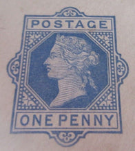 Load image into Gallery viewer, QUEEN VICTORIA UNIFORM PENNY POSTAGE ENVELOPE SEALED WITHOUT POSTCARD
