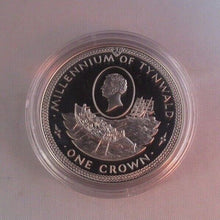 Load image into Gallery viewer, 1979 Millennium of Tynwald Sir William Hillary Silver Proof 1 Crown Coin
