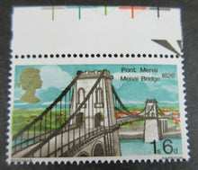 Load image into Gallery viewer, 1968 PORT MANAI BRIDGE 1s 6d 8 X STAMPS MNH IN CLEAR FRONTED STAMP HOLDER
