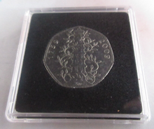 Load image into Gallery viewer, 2009 Kew Gardens UK Royal Mint 50p Circulated Very Rare In Quad Cap + Box
