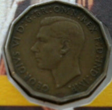 Load image into Gallery viewer, 1937-1997 KING GEORGE VI CORONATION DIAMOND JUBILEE BUNC 3 PENCE  COIN COVER PNC
