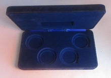 Load image into Gallery viewer, Pobjoy Blue Case for 4 Crown or £5 Five Pound Sized Coins (No Coins)
