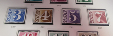 Load image into Gallery viewer, 1970 - 1975 POSTAGE TO PAY STAMPS MNH STAMPS WITH ALBUM PAGE
