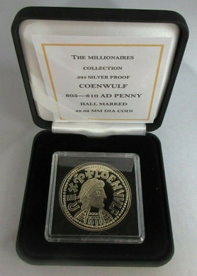THE MILLIONAIRES COLLECTION COENWULF AD PENNY H-MARKED SILVER PROOF BOX/COA
