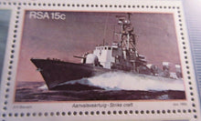 Load image into Gallery viewer, 1982 RSA SIMON TOWN NAVAL BASE MINI SHEET RSA 8C,15C, 20C &amp; 25c STAMPS MNH
