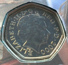 Load image into Gallery viewer, 1850-2000 150 YEARS OF PUBLIC LIBRARIES BUNC 2000 50 PENCE COIN COVER PNC
