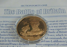 Load image into Gallery viewer, History of Man in Flight 1973 Gold Plated Bronze Scarce Medals + Info Sheet
