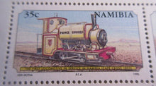 Load image into Gallery viewer, 1995 CENTENARY OF RAILWAYS IN NAMIBIA MINI SHEET OF 4 STAMPS MNH
