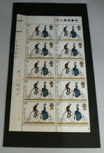 Load image into Gallery viewer, 1978 CYCLING 1878-1978 9p BLOCK OF 10 STAMPS MNH &amp; TRAFFIC LIGHTS
