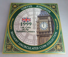 Load image into Gallery viewer, 1999 UK BRILLIANT UNCIRCULATED COIN COLLECTION ROYAL MINT PACK
