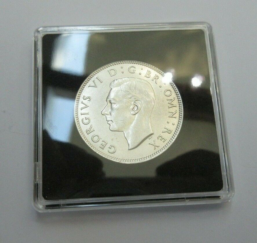 1942 GEORGE VI SILVER FLORIN 2 SHILLINGS SPINK REF 4081 BOXED WITH CERT A5