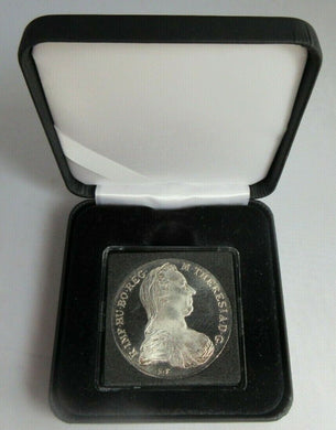 1780 MARIA THERESA THALER 1780 PROOF RESTRIKE SILVER COIN ENCAPSULATED & BOXED