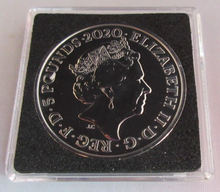 Load image into Gallery viewer, 2020 QEII KING GEORGE III BUNC £5 FIVE POUND COIN QUAD CAPSULE &amp;COA
