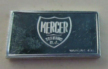 Load image into Gallery viewer, 1913 MERCER 15mm X 10mm 1.60gram SILVER INGOT WITH INFORMATION SLIP
