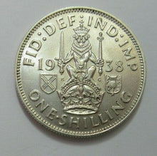 Load image into Gallery viewer, 1938 SCOTISH SHILLING GEORGE VI 1ST COINAGE SPINK REF 4083 EF + CC2
