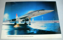 Load image into Gallery viewer, SUPERSONIC CONCORDE SIGNED £5 COIN COVER PNC &amp; 2 FLOWN CONCORDE POSTCARDS
