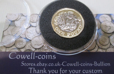 2017 £1 COIN FIRST NEW 12 SIDED POUND BUnc FROM SEALED MINT PACK ENCAPSULATED