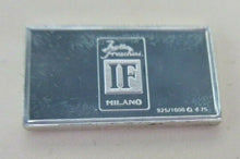 Load image into Gallery viewer, 1930 ISOTTA FRASCHINI 15mm X 10mm 1.60gram SILVER INGOT WITH INFORMATION SLIP
