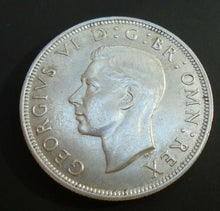 Load image into Gallery viewer, 1946 KING GEORGE VI BARE HEAD 1 SILVER HALF CROWN ref SPINK 4080 A1
