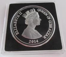 Load image into Gallery viewer, 2014 QEII ROCK OF GIBRALTAR £5 .999 SILVER PROOF GIBRALTAR £5 COIN BOX &amp; COA
